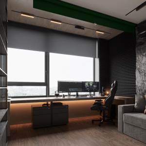 Chiếu sáng phòng làm việc tại nhà